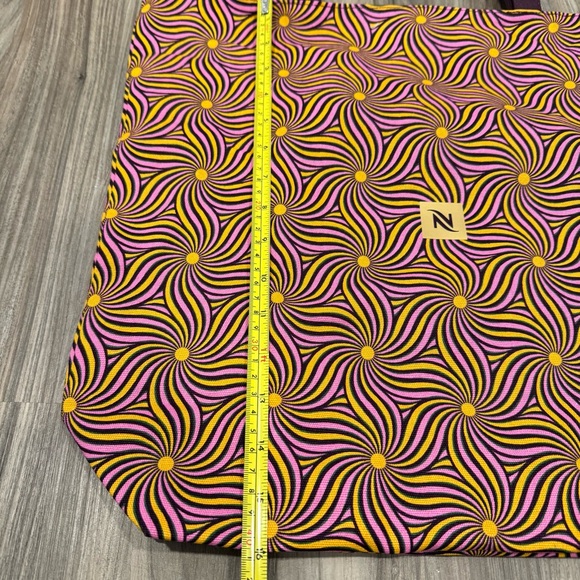 Nespresso Patterned Reusable Tote Bag - Purple, Orange & Black - Picture 4 of 6